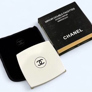 CHANEL Double Mirror in Black and White